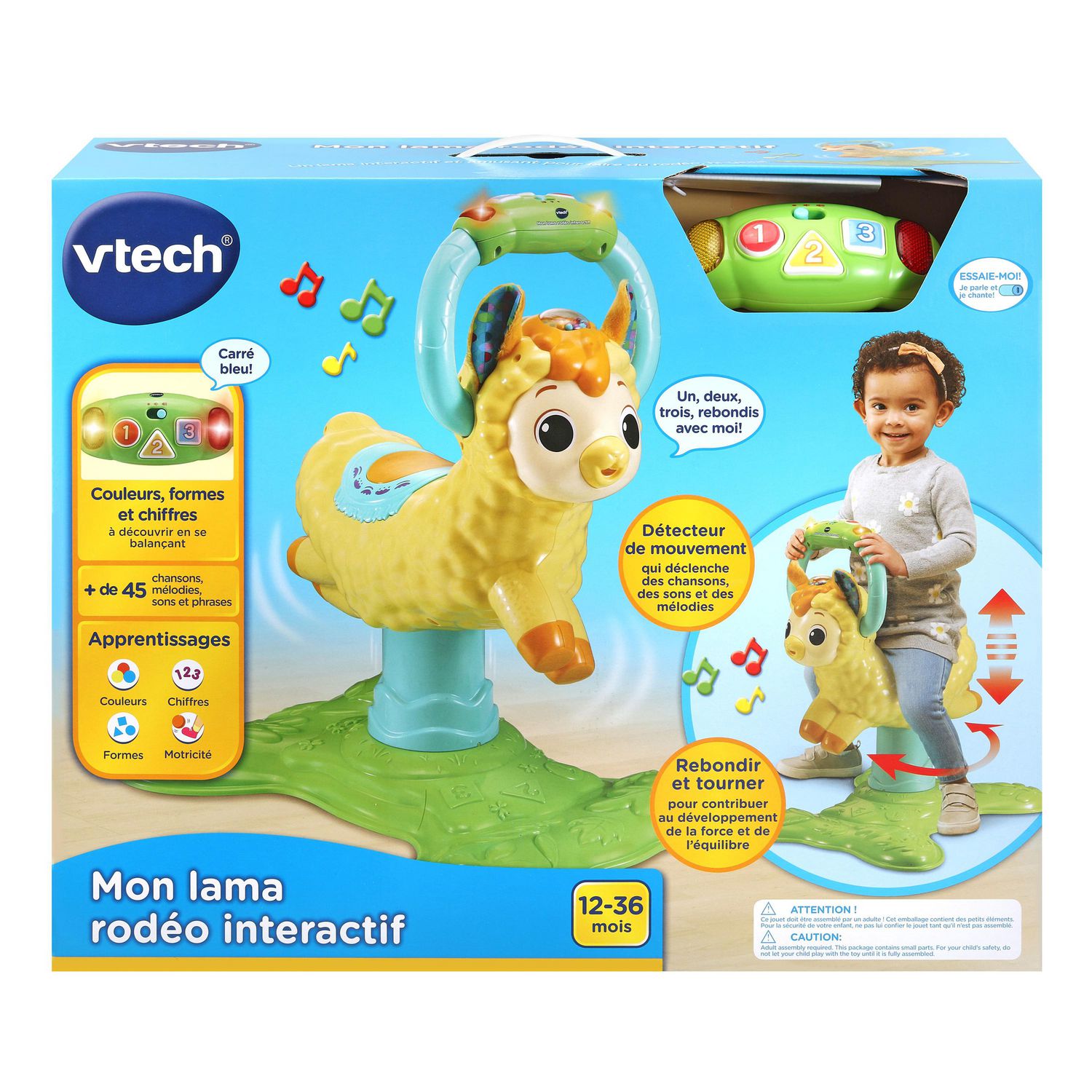 VTech Bounce Discover Llama French Version 12 to 36 Months