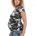 thumbnail image 4 of Paisley Sky Maternity Short Sleeve V-Neckline Tee, 4 of 6