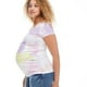 T-shirt à manches courtes avec encolure en V Paisley Sky Maternité – image 4 sur 6