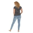 thumbnail image 3 of Paisley Sky Maternity Short Sleeve V-Neckline Tee, 3 of 6