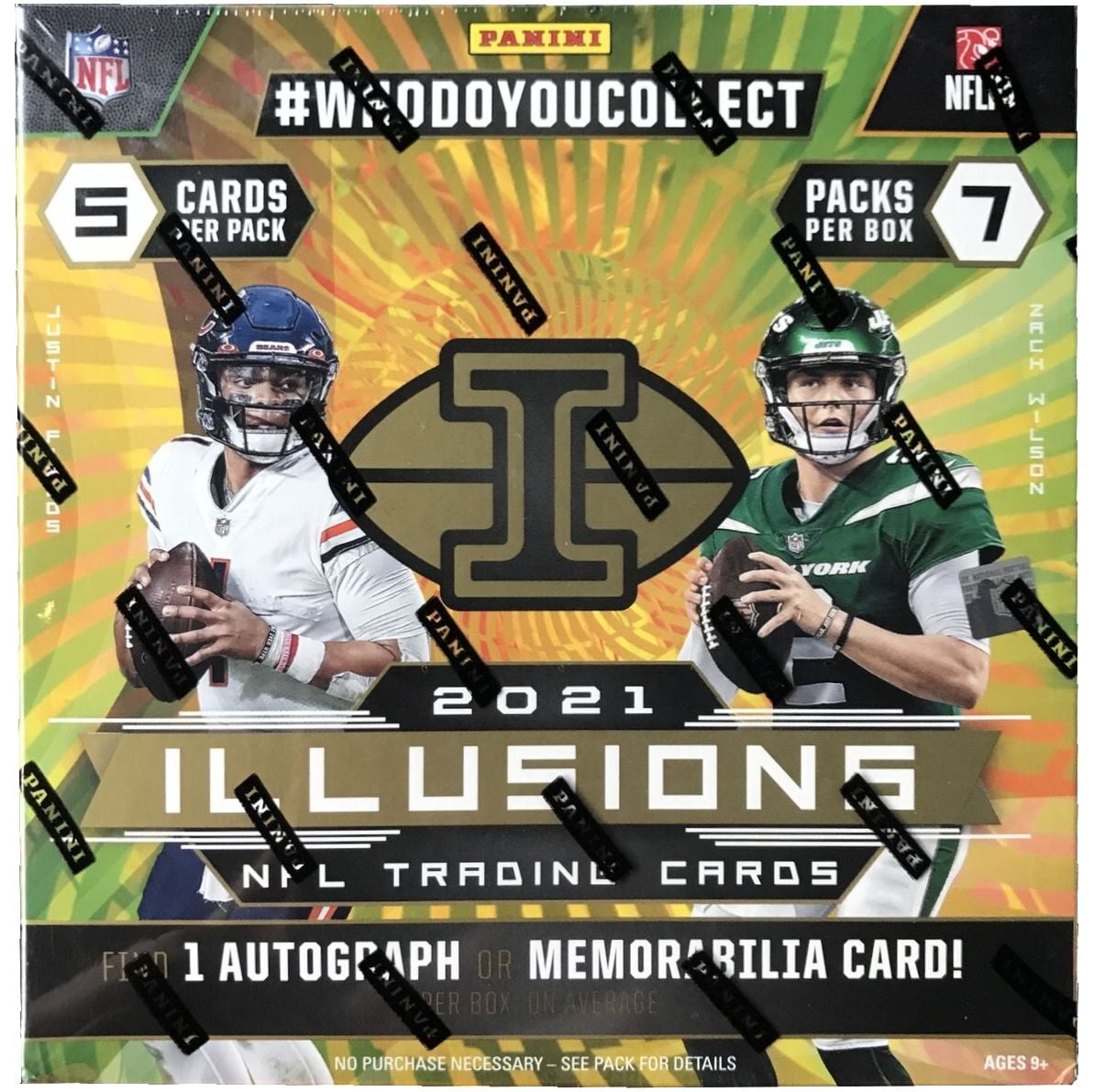 2021 Panini Illusions Football Value Box - 10 Packs good lot of 3