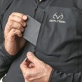 thumbnail image 5 of Pullover avec fermeture éclair 1/4 de Realtree pour hommes – Noir, 5 of 5