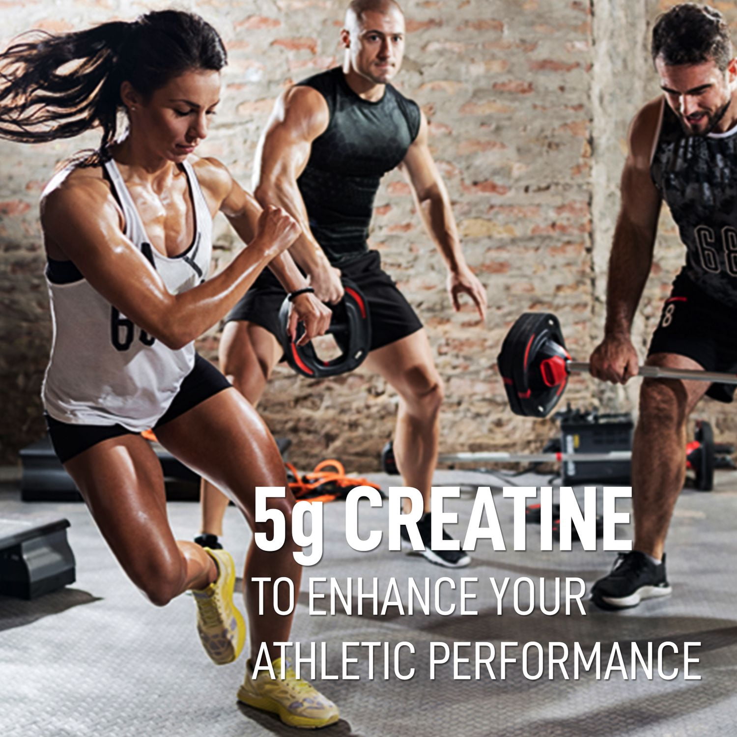 LEANFIT SPORT CREATINE MONOHYDRATE™ Powder Unflavoured 500g - Creatine Supplement for Increased Muscle Mass & Improved Performance - 5g Creatine Per Serving, Informed Choice Certified, Micronized & Pharmaceutical Grade Creatine, Gluten-Free, Vegan