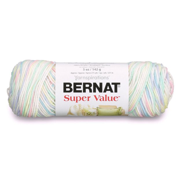 Bernat® Super Value™ Variegates Yarn, Acrylic 4 Medium, 5oz/142g, 275 Yards Walmart.ca