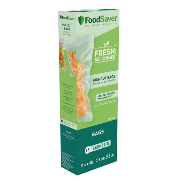 Sacs d’emballage sous vide FoodSaver de 3,78 L (1 gal)