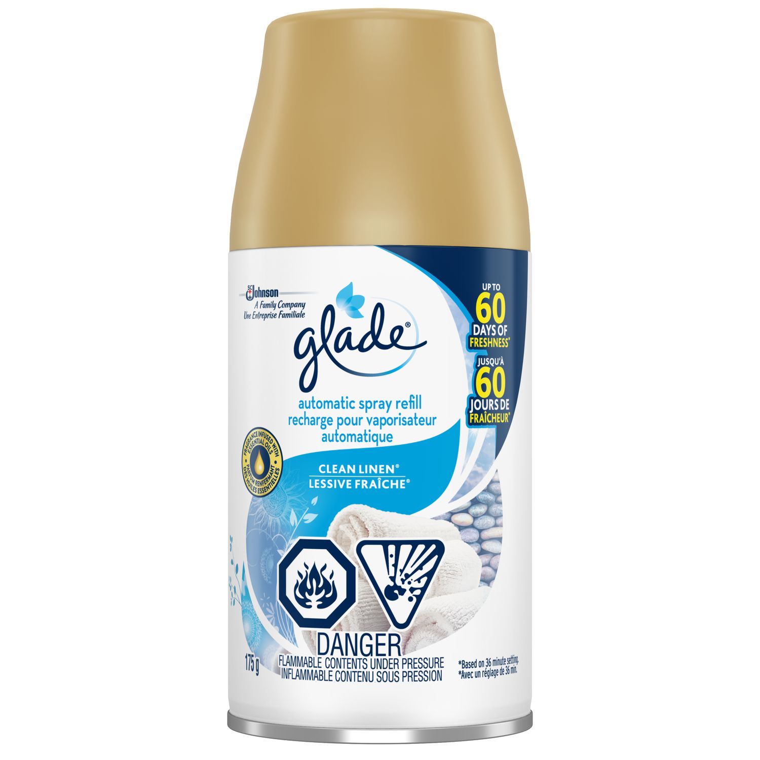 Glade® Glade Automatic Spray Refill Clean Linen, Fits in Holder For Up