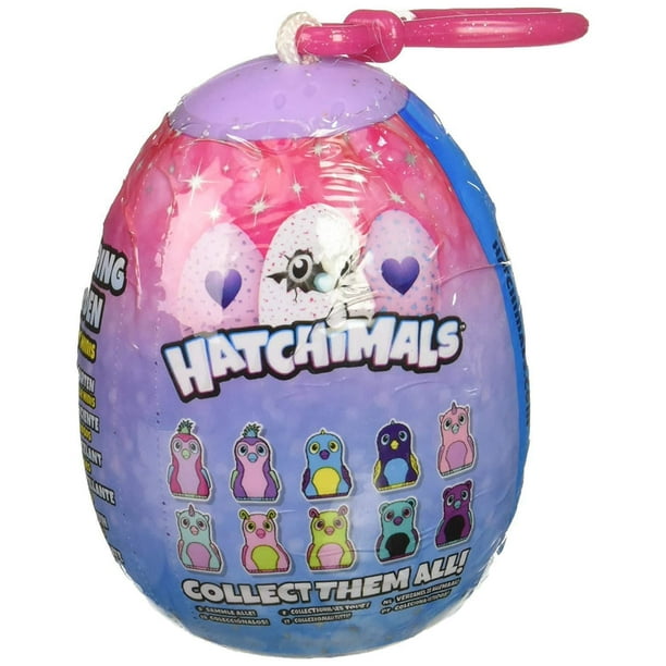 hatchimals glittering garden plush clip on