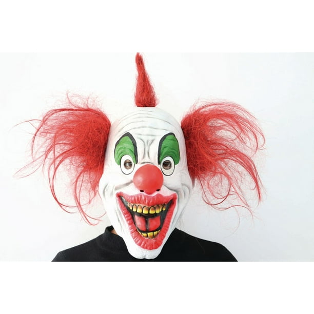 Masque d'Halloween en latex F-Halloween PL à visage de clown drôle