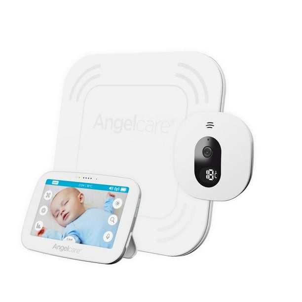 Moniteur de mouvements respiratoires pour bébé avec vidéo AC517 d’Angelcare