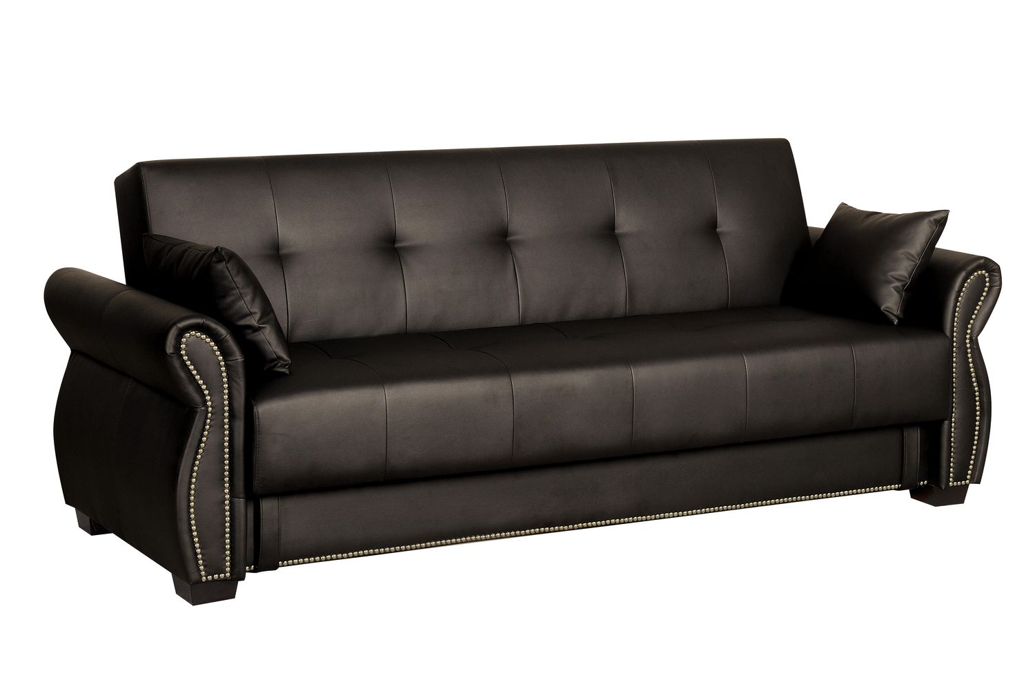 serta faux leather convertible sofa
