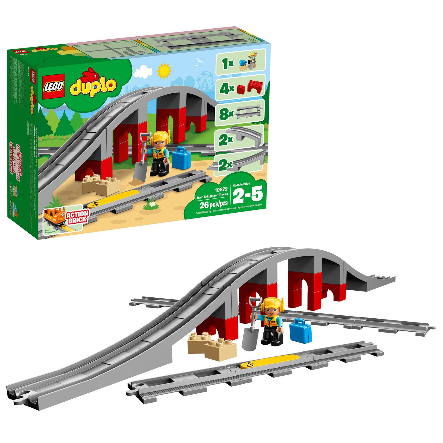 LEGO DUPLO Le train à vapeur 10874 LEGO : la boîte à Prix Carrefour