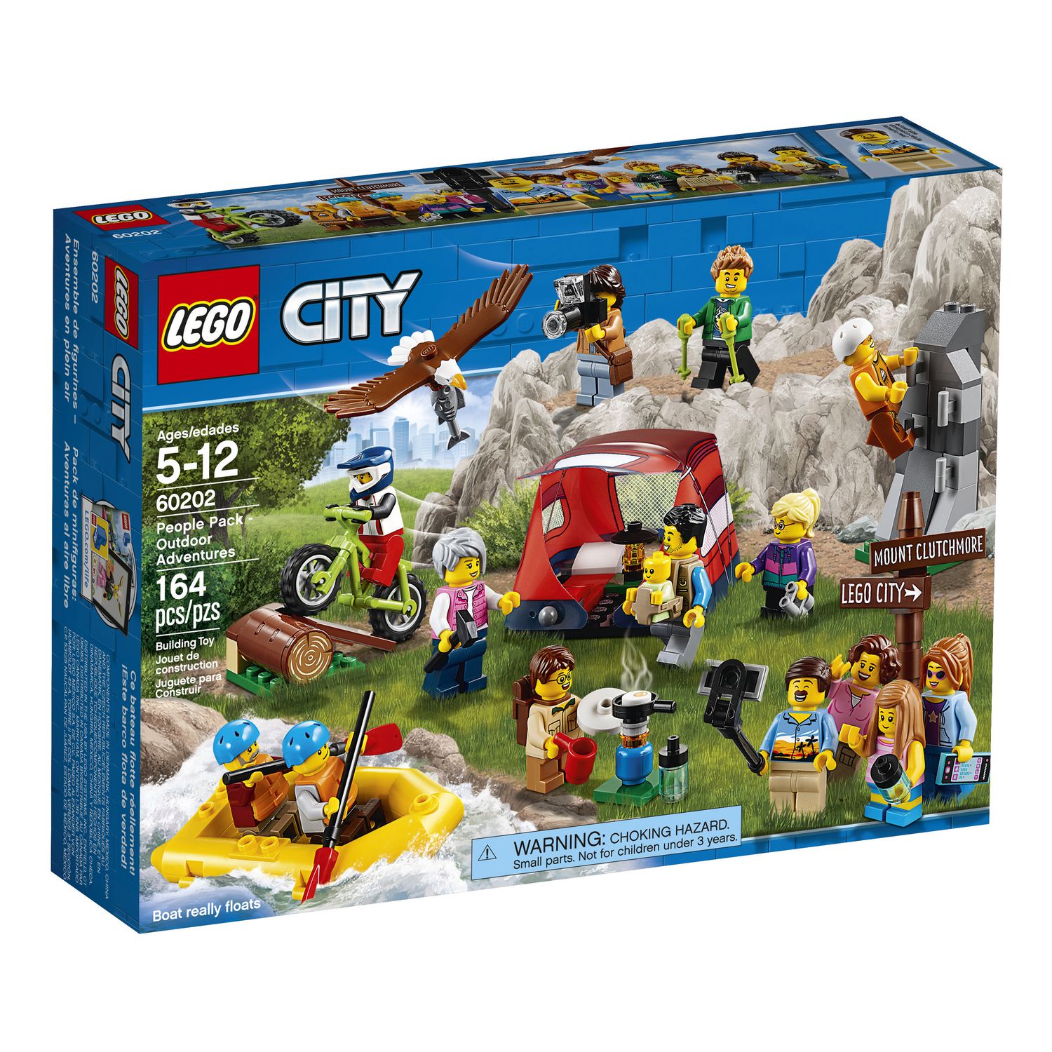 Outdoors Adventures 60202 Building Kit 164 Piece LEGO City People Pack 
