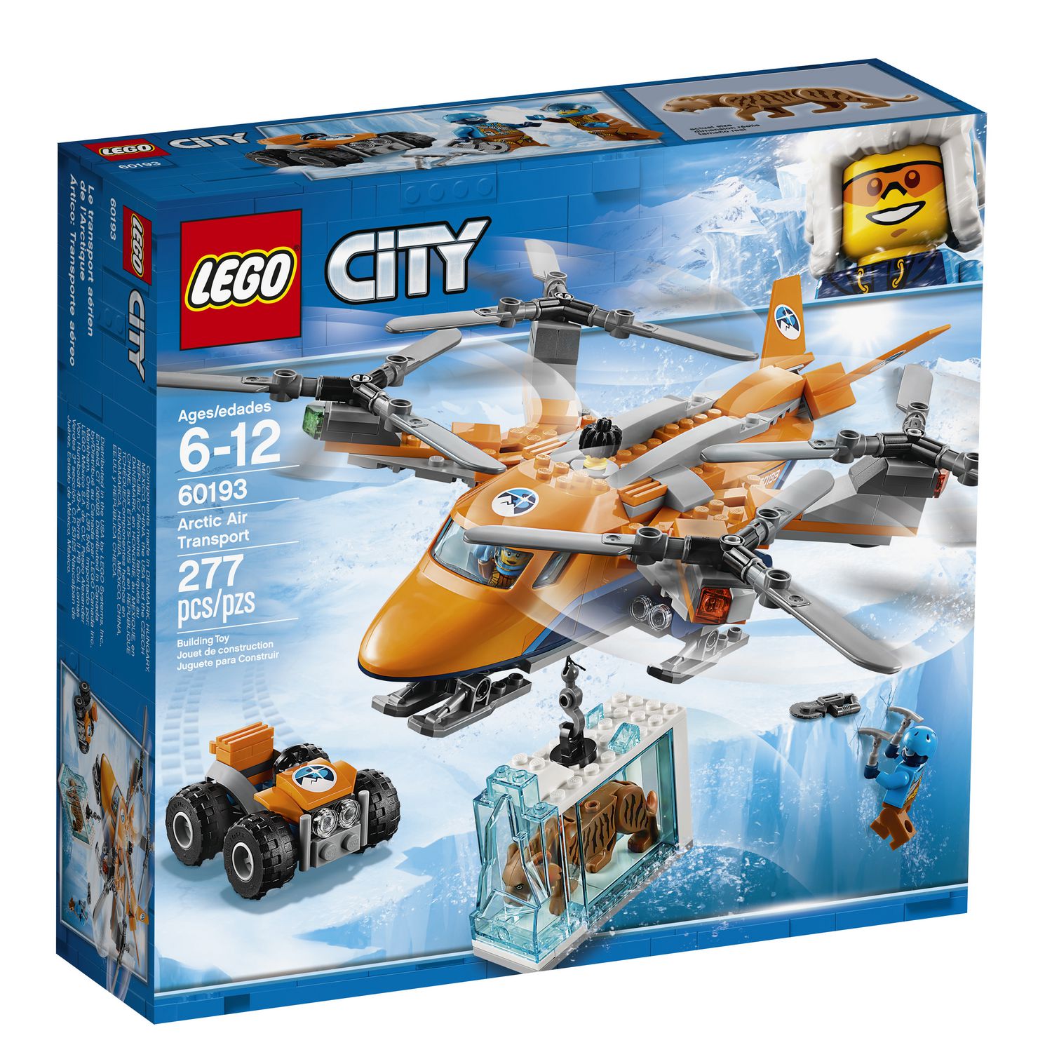 LEGO City Arctic Air Transport 60193 Building Kit (277 Piece