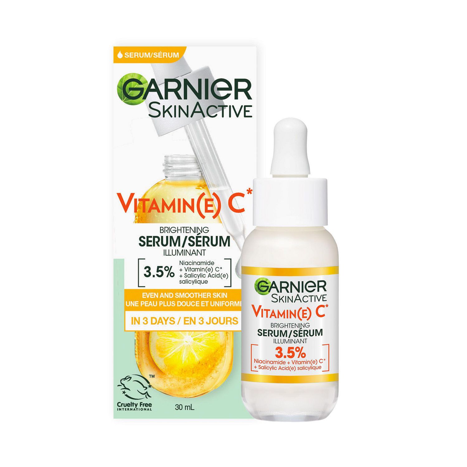 chap Bulk Konsultere Garnier Vitamin C Face Serum with Salicylic Acid + Niacinamide, Brightening  for Dull Skin, 30 mL | Walmart Canada