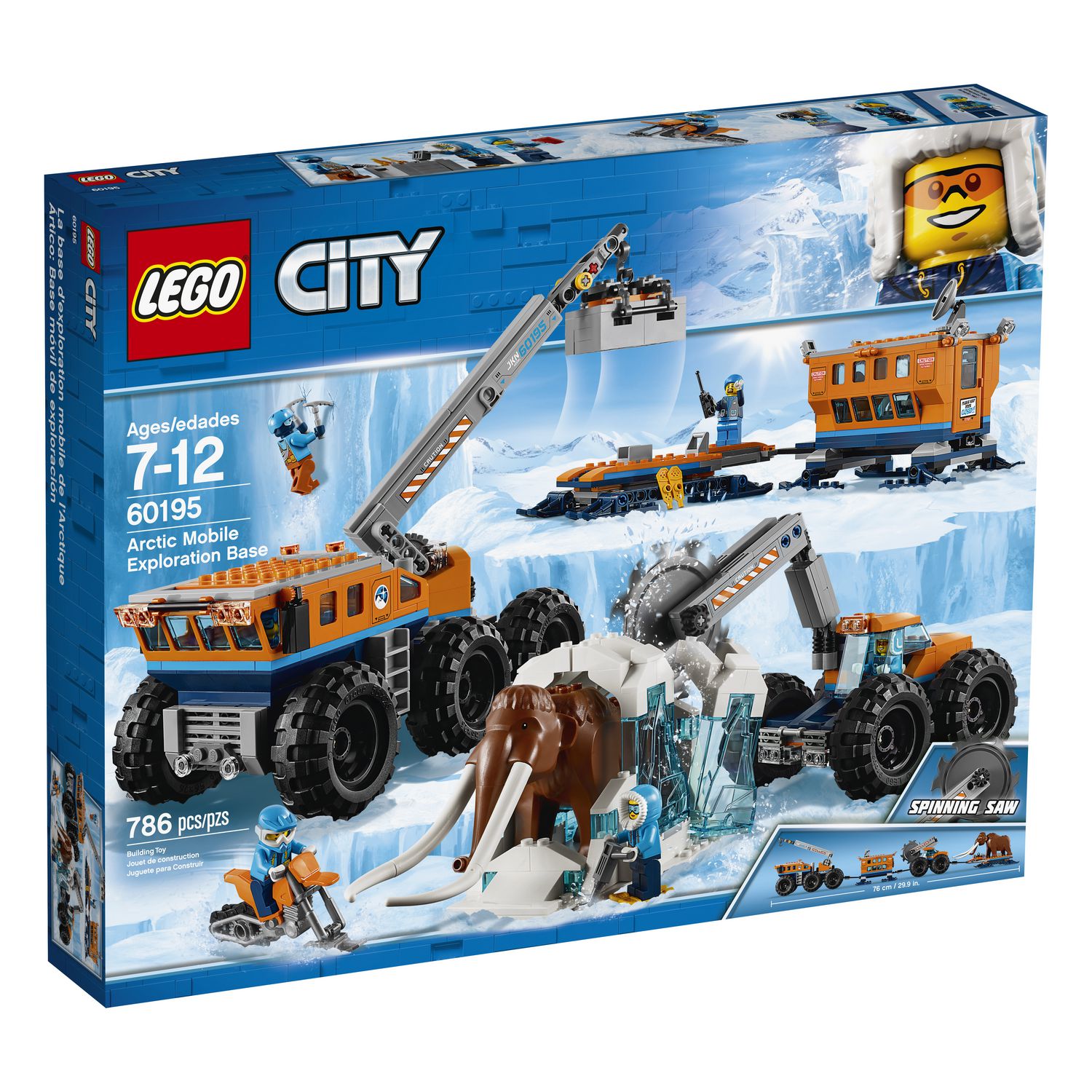 LEGO City Arctic Mobile Exploration Base 60195 Building Kit (786