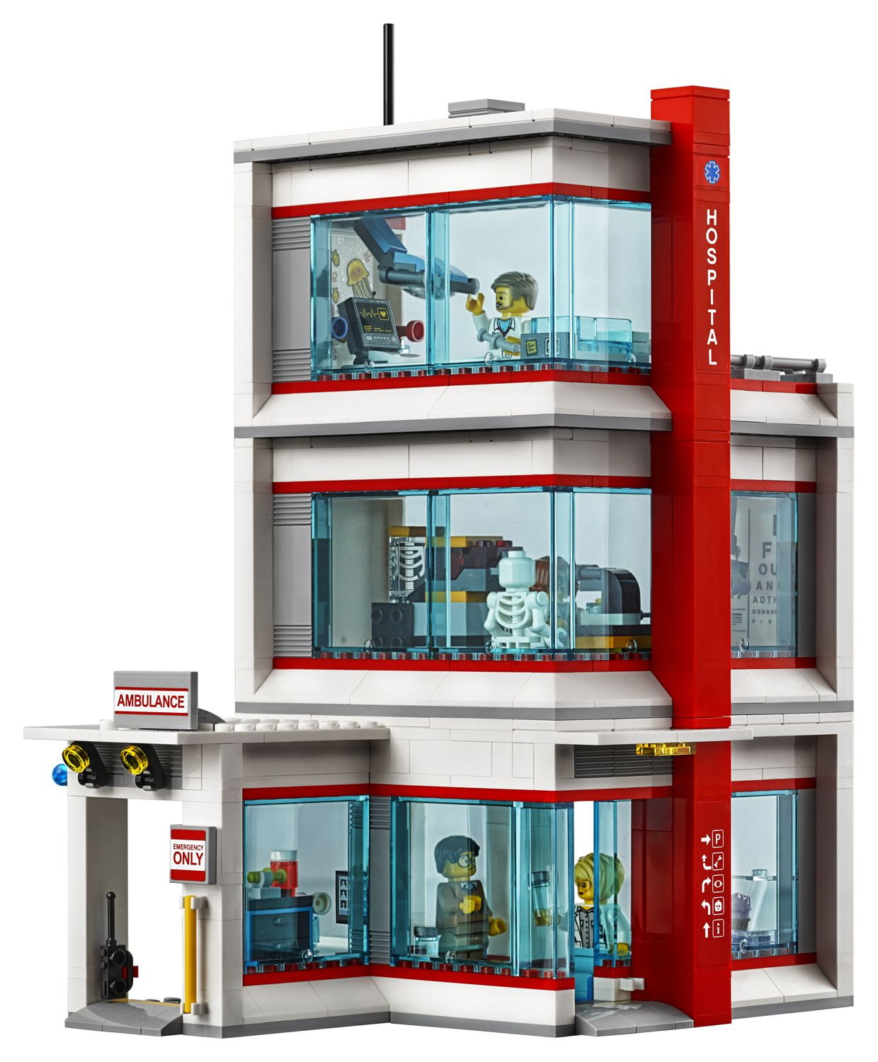 LEGO City Hospital 60204 Building Kit Walmart