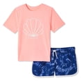 thumbnail image 1 of George Gils' Rashguard and Short 2-Piece Set, 1 of 2