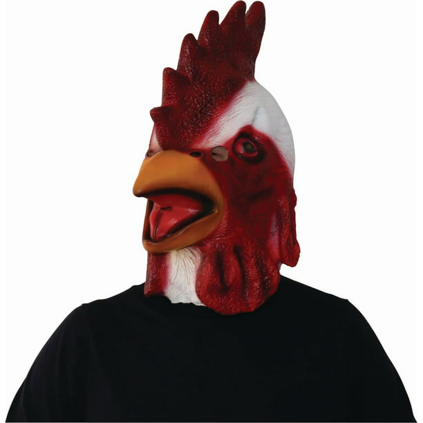 Masque de poulet Halloween en latex