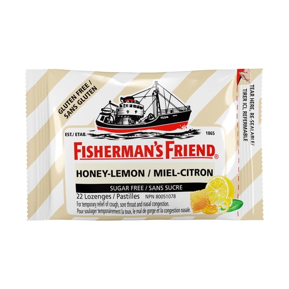 Pastilles antitussives miel-citron sans sucrose de Fisherman's Friend