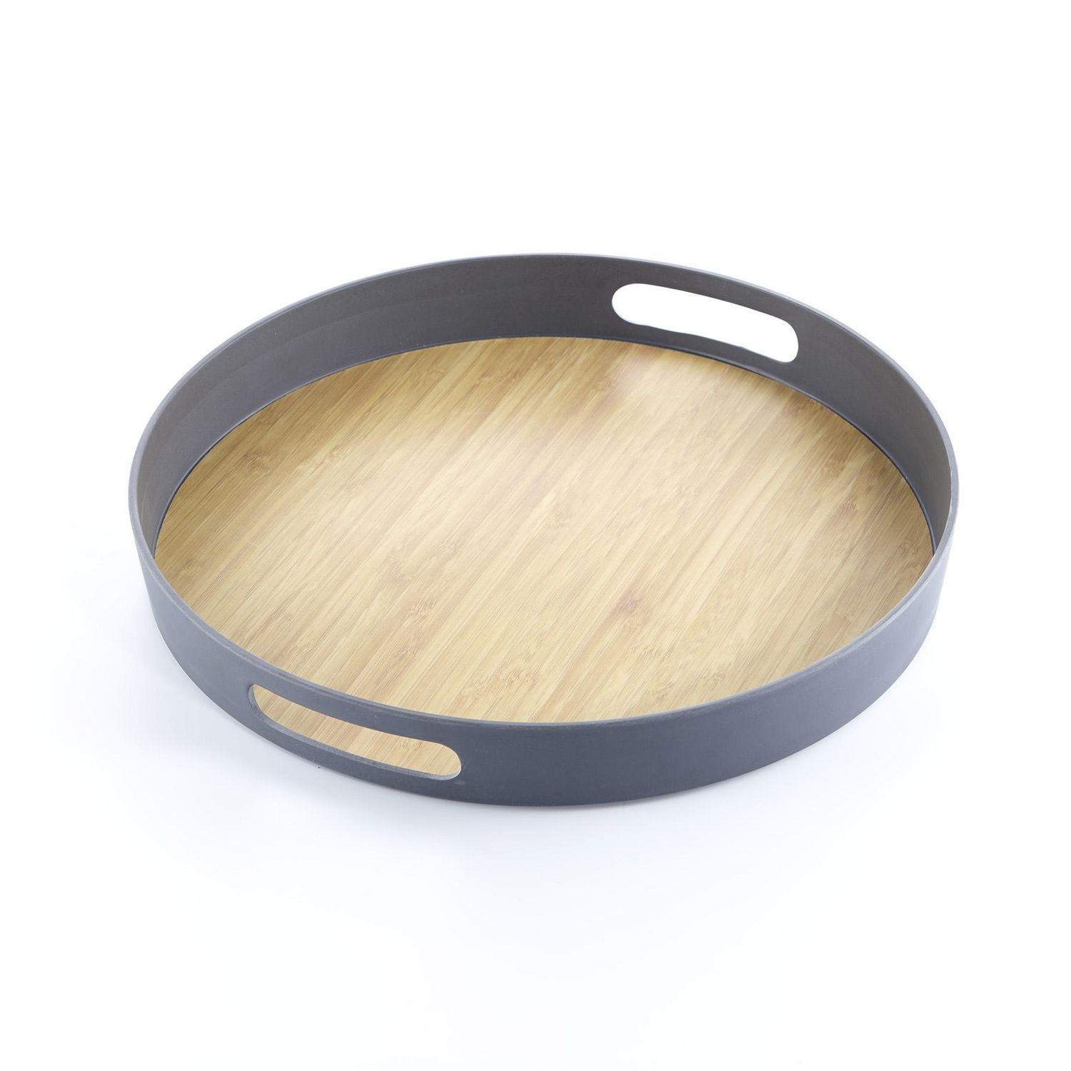 Brilliant Bamboo Round Tray 38 Cm Walmart Canada
