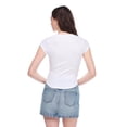 thumbnail image 3 of No Boundaries Women's Henley T-Shirt, 3 of 6