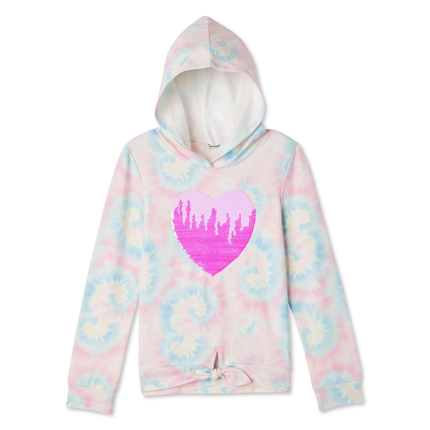 George Girls' Tie-Front Hoodie