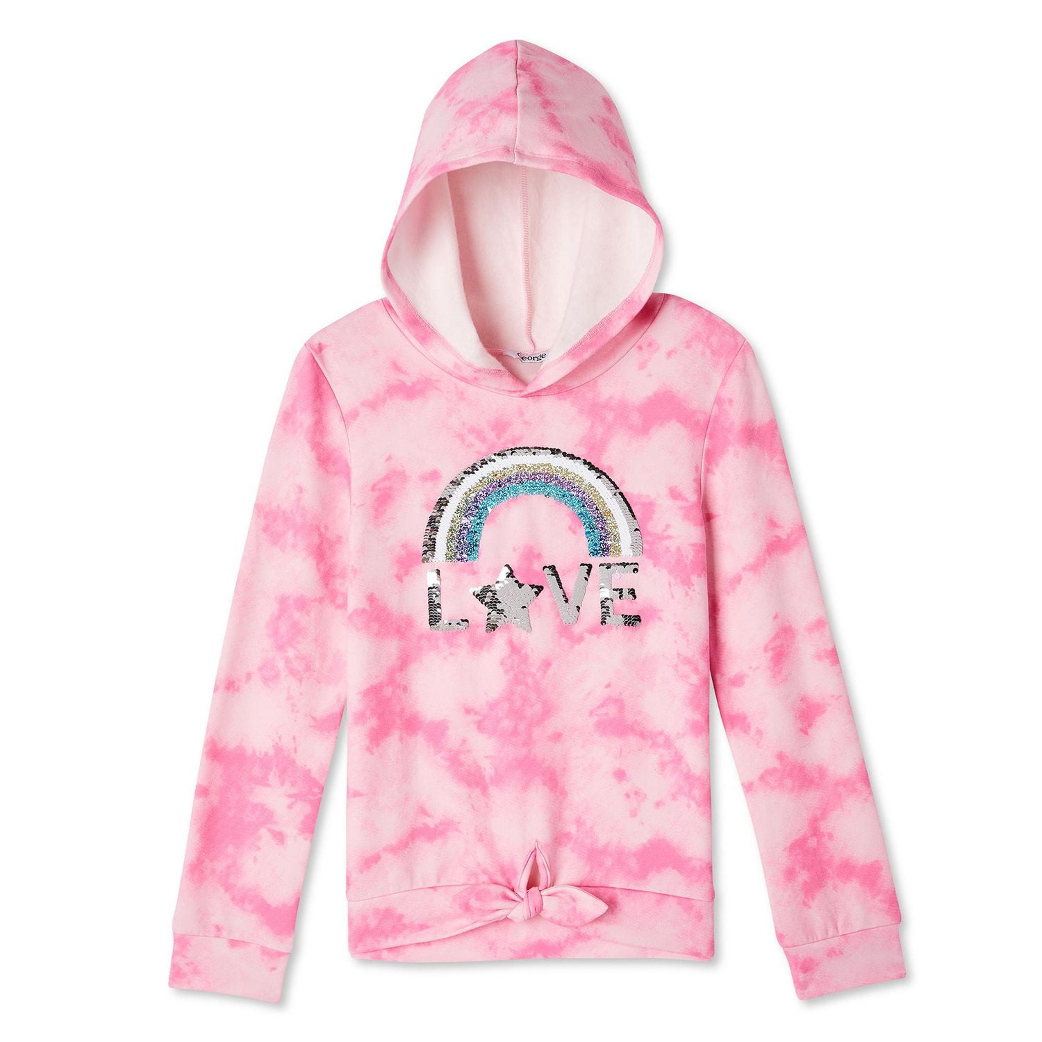 George Girls' Tie-Front Hoodie