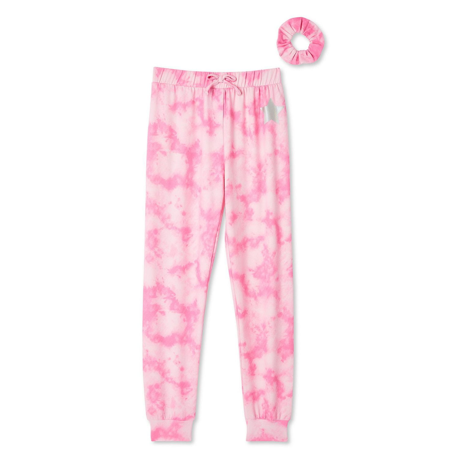 George Girls' Tie-Dye Jogger and Scrunchie 2-Piece Set