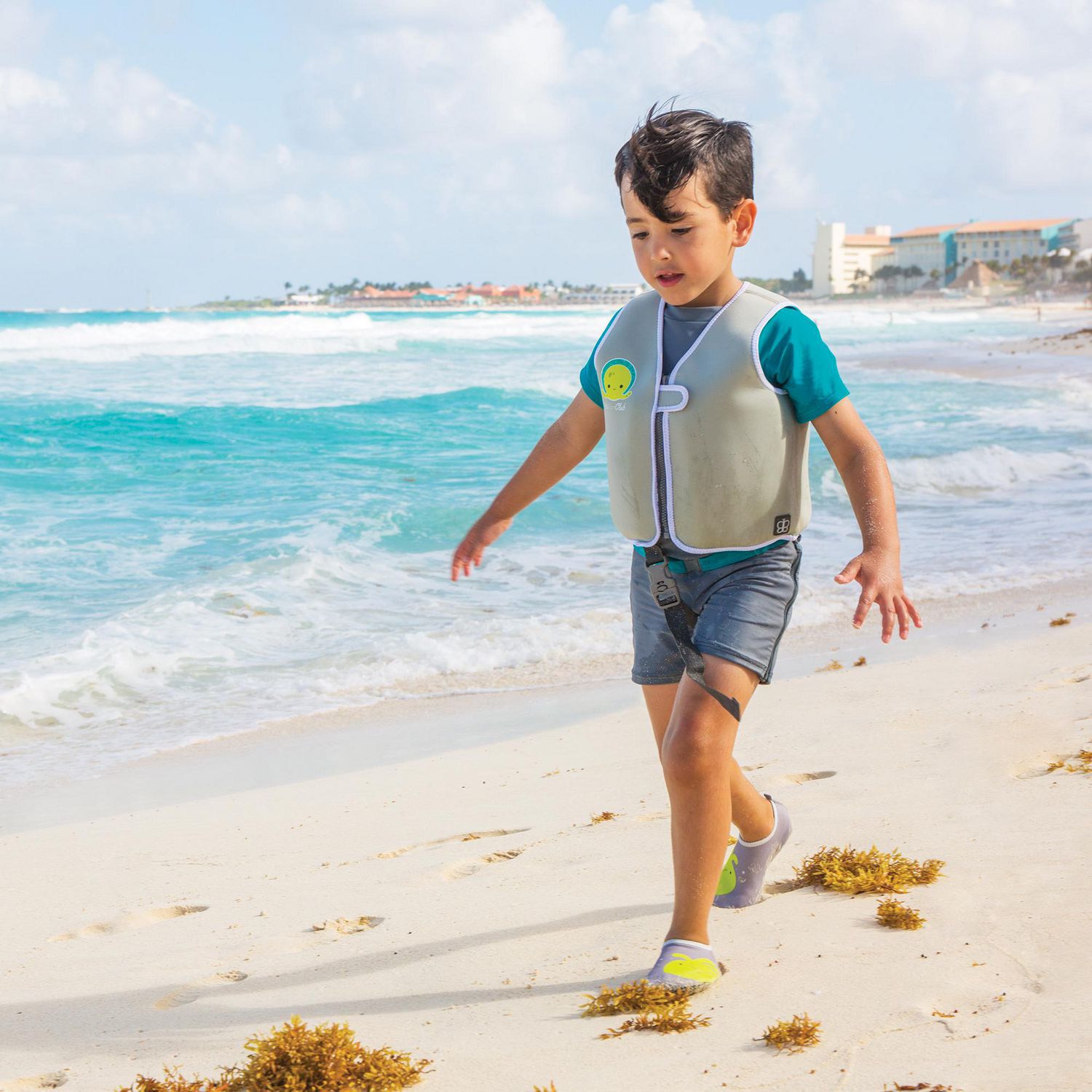 Playshoes Souliers Aquatiques avec Protection UV Points Chaussures pour Piscine et Plage Mixte Enfant 