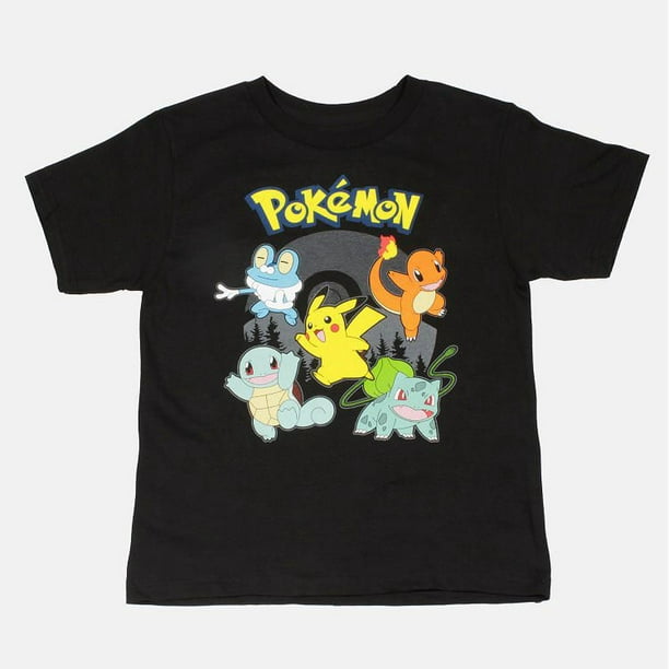 T-Shirt à manches courtes Pokemon pour garçons