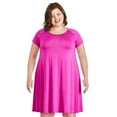 thumbnail image 1 of George Plus Women's Drapey Swing Dress, 1 of 6