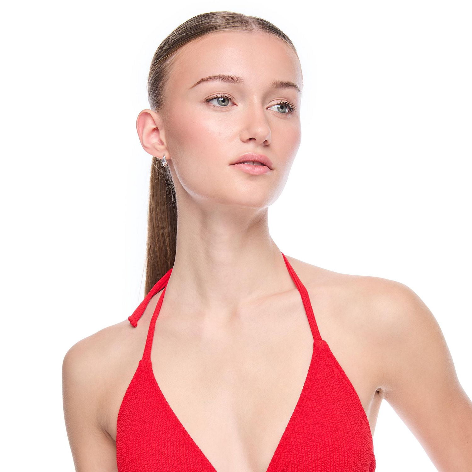 No Boundaries Women's String Bikini Top
