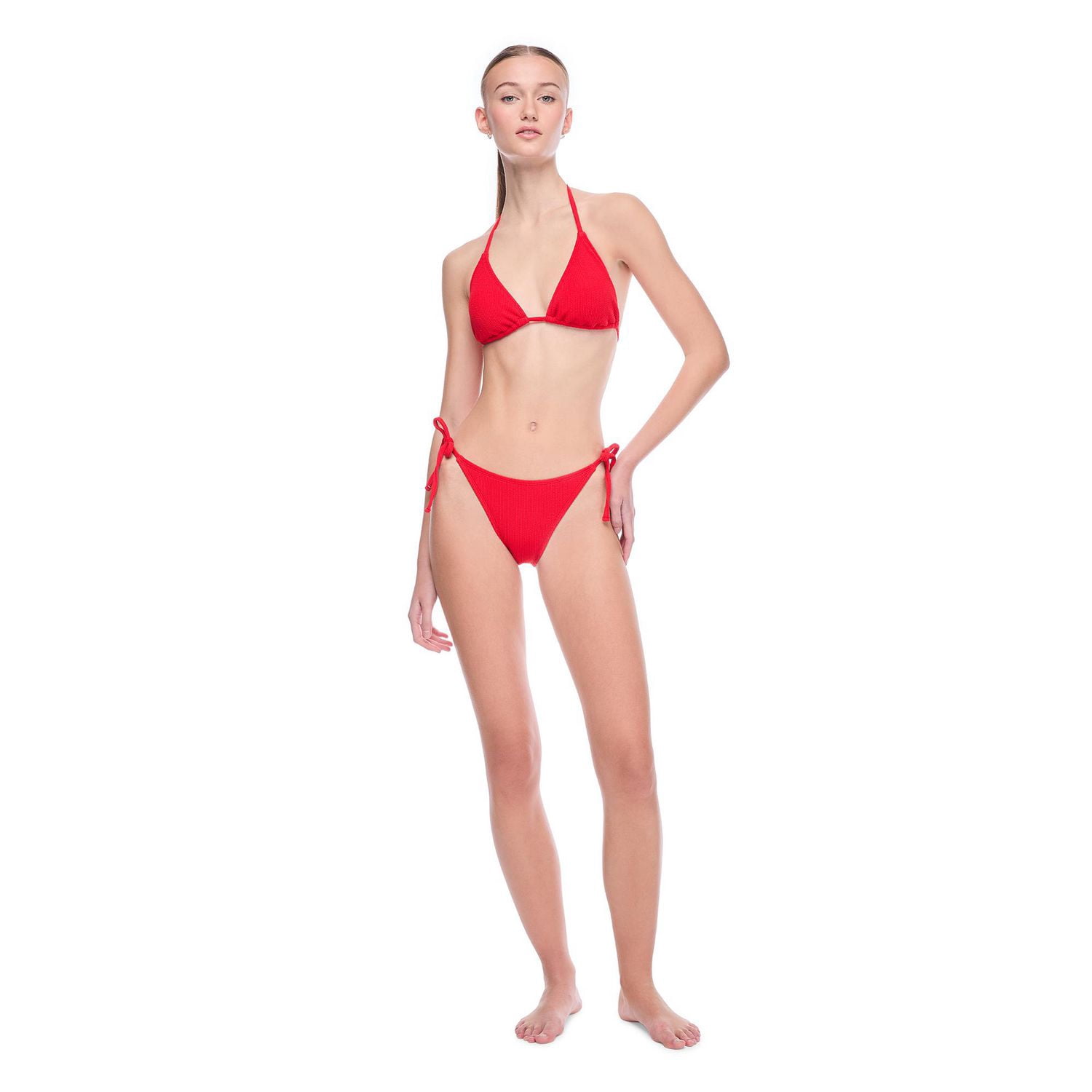 No Boundaries Women's String Bikini Top
