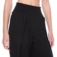 thumbnail image 4 of No Boundaries Women's Crinkled Pant Cover-Up, 4 of 6