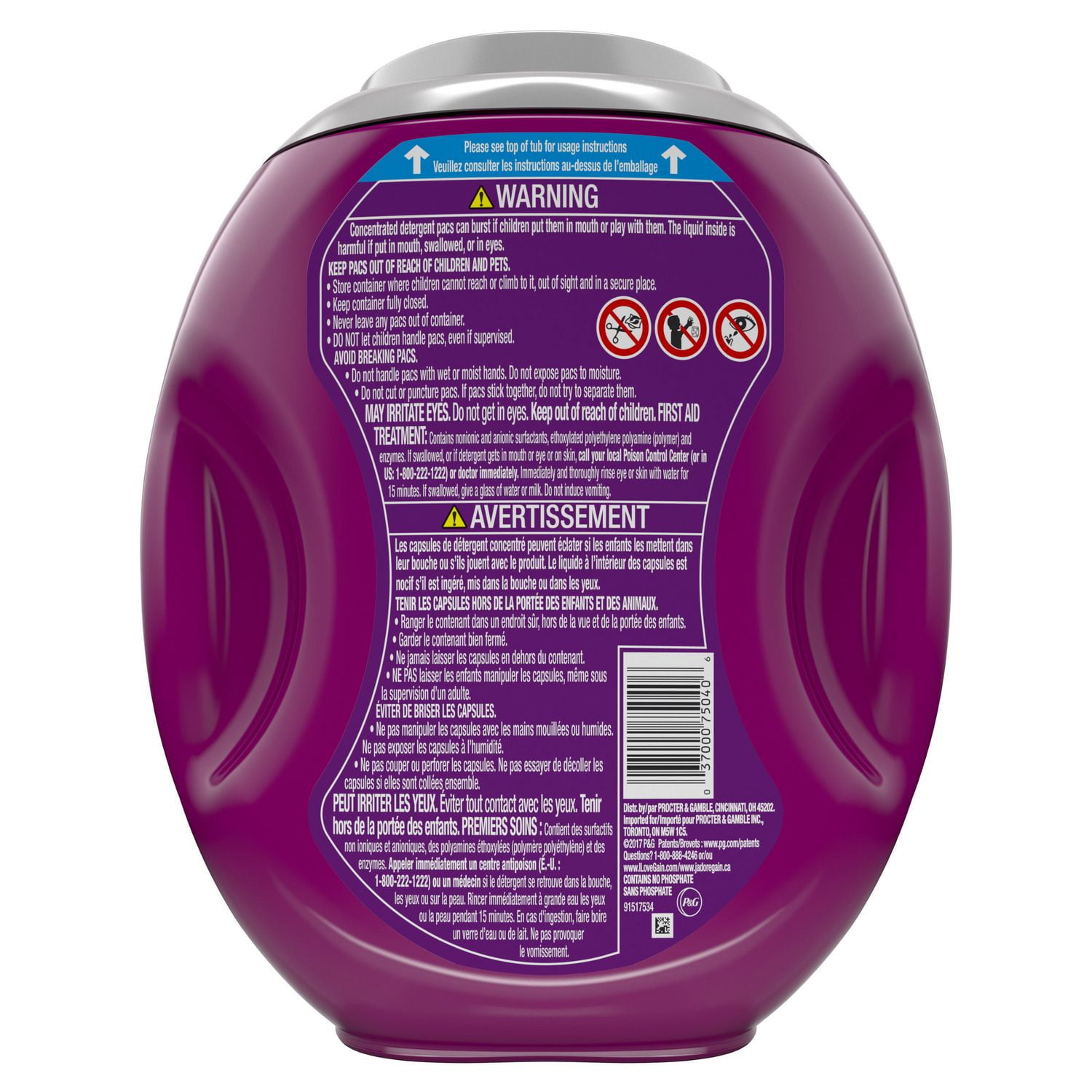 Gain Flings! Laundry Detergent Pacs, Wildflower & Waterfall, - Walmart.ca