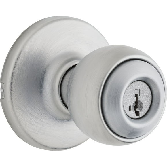 Essentials by Weiser pour portes d’entrée Ball en Chrome Satiné Facile et durable