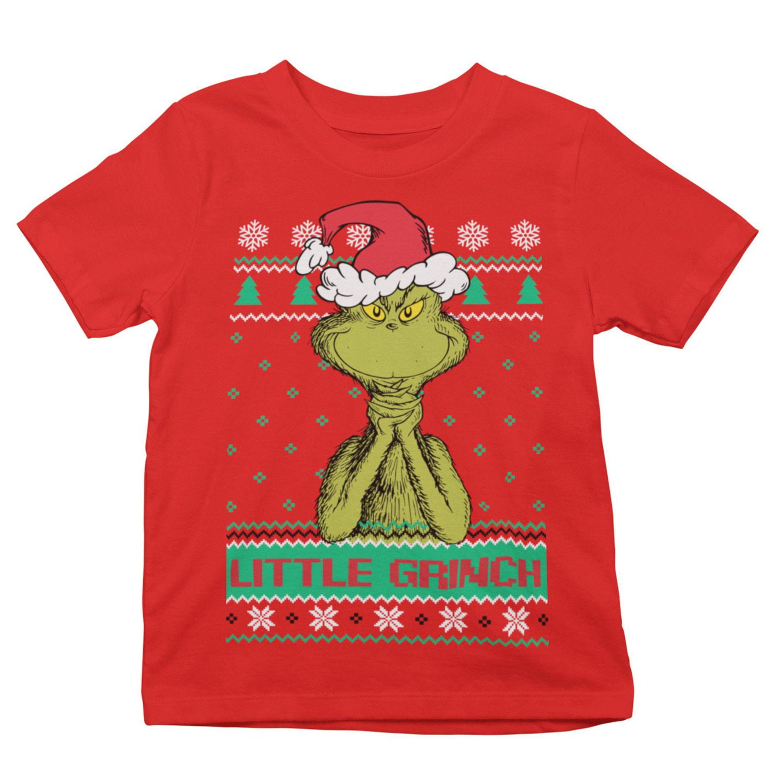 The Grinch Ladies' plus size short sleeve Tee shirt.