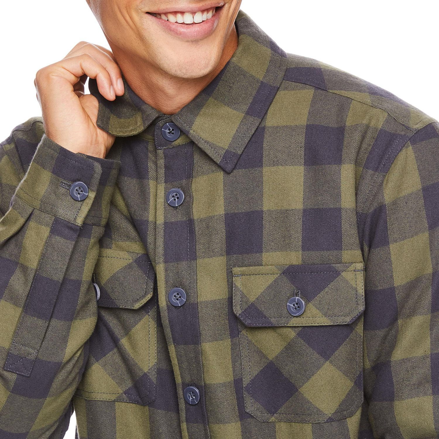 Veste-chemise en flanelle George pour hommes