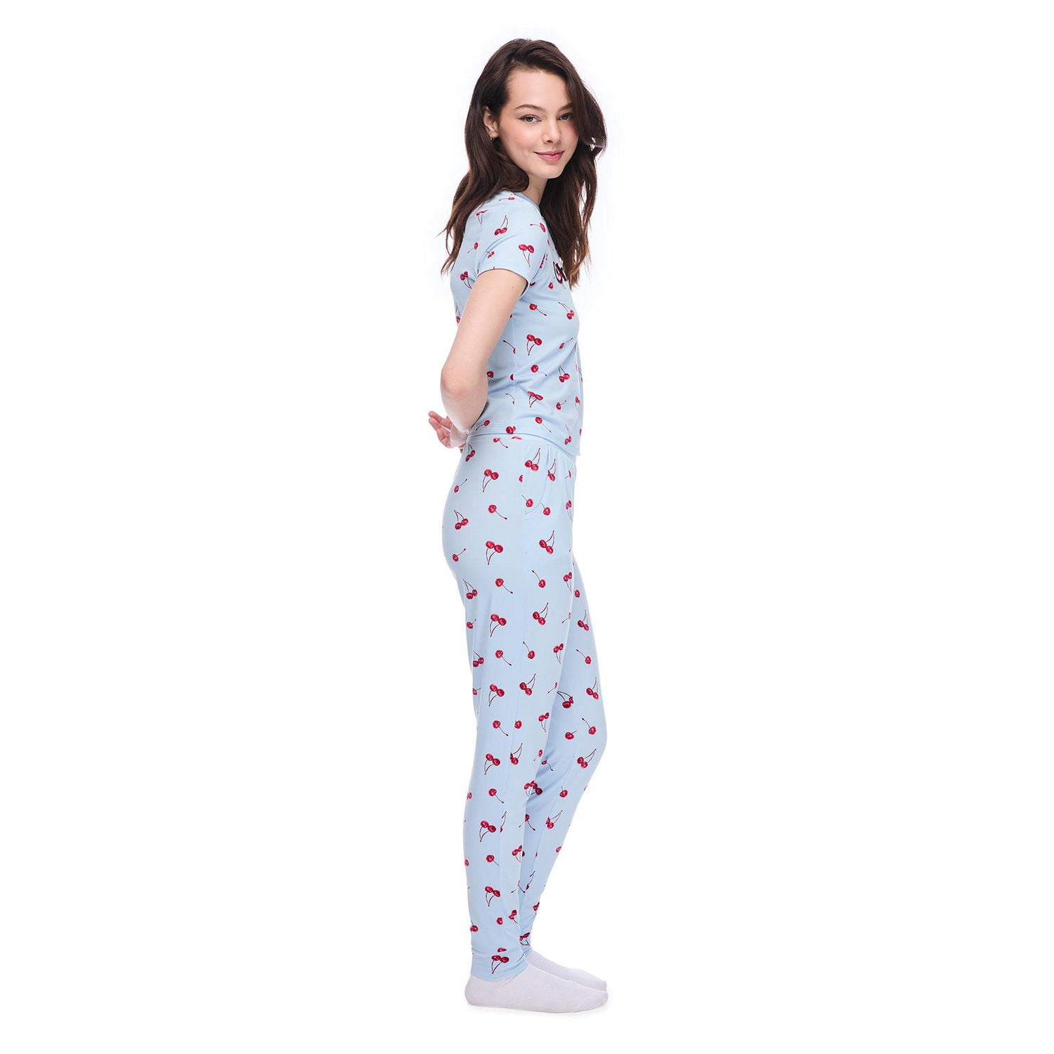 No Boundaries Women's Two Piece Pajama Set