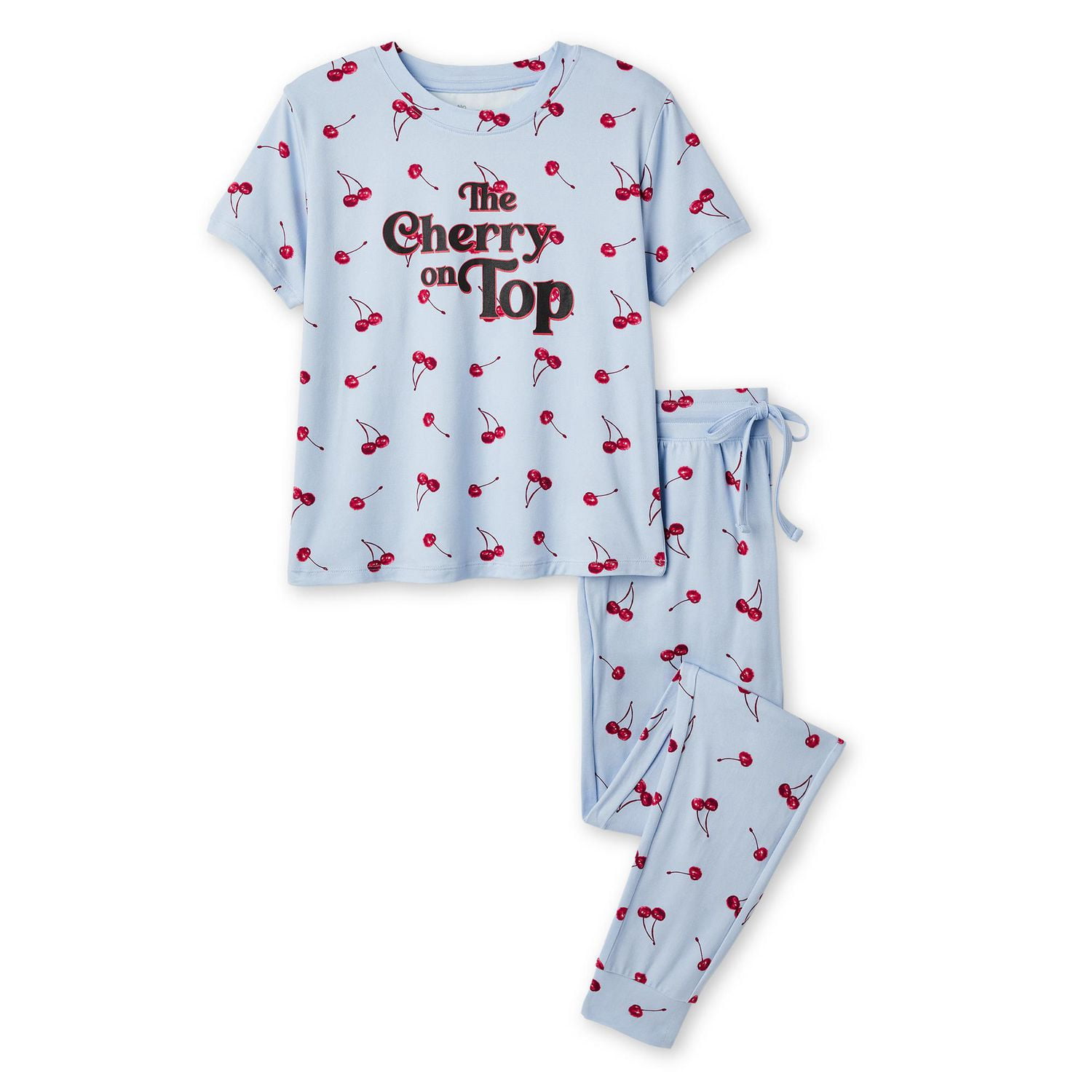 No Boundaries Women's Two Piece Pajama Set