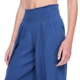 thumbnail image 4 of No Boundaries Women's Crinkled Pant Cover-Up, 4 of 6