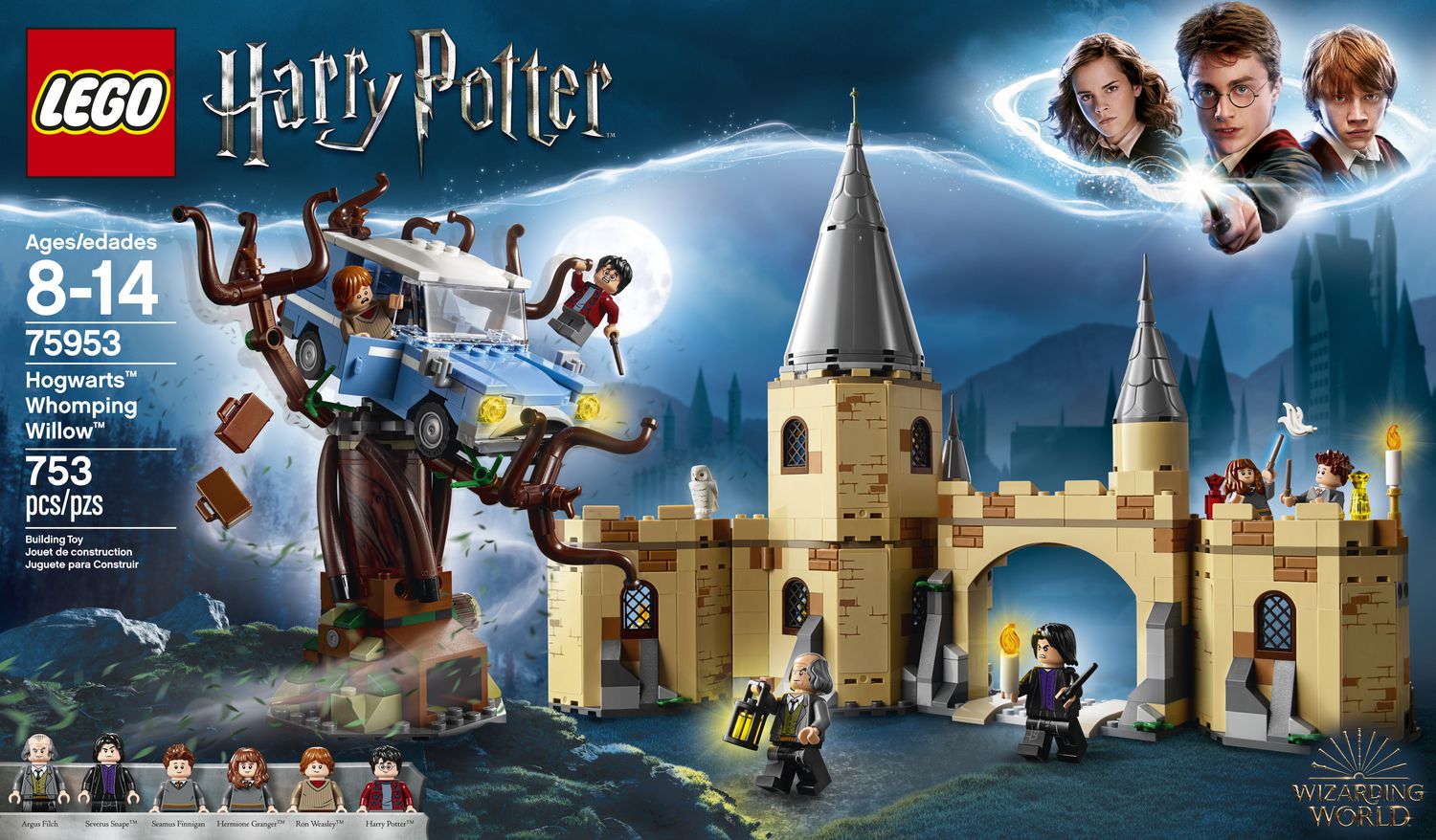lego harry potter hogwarts whomping willow 75953