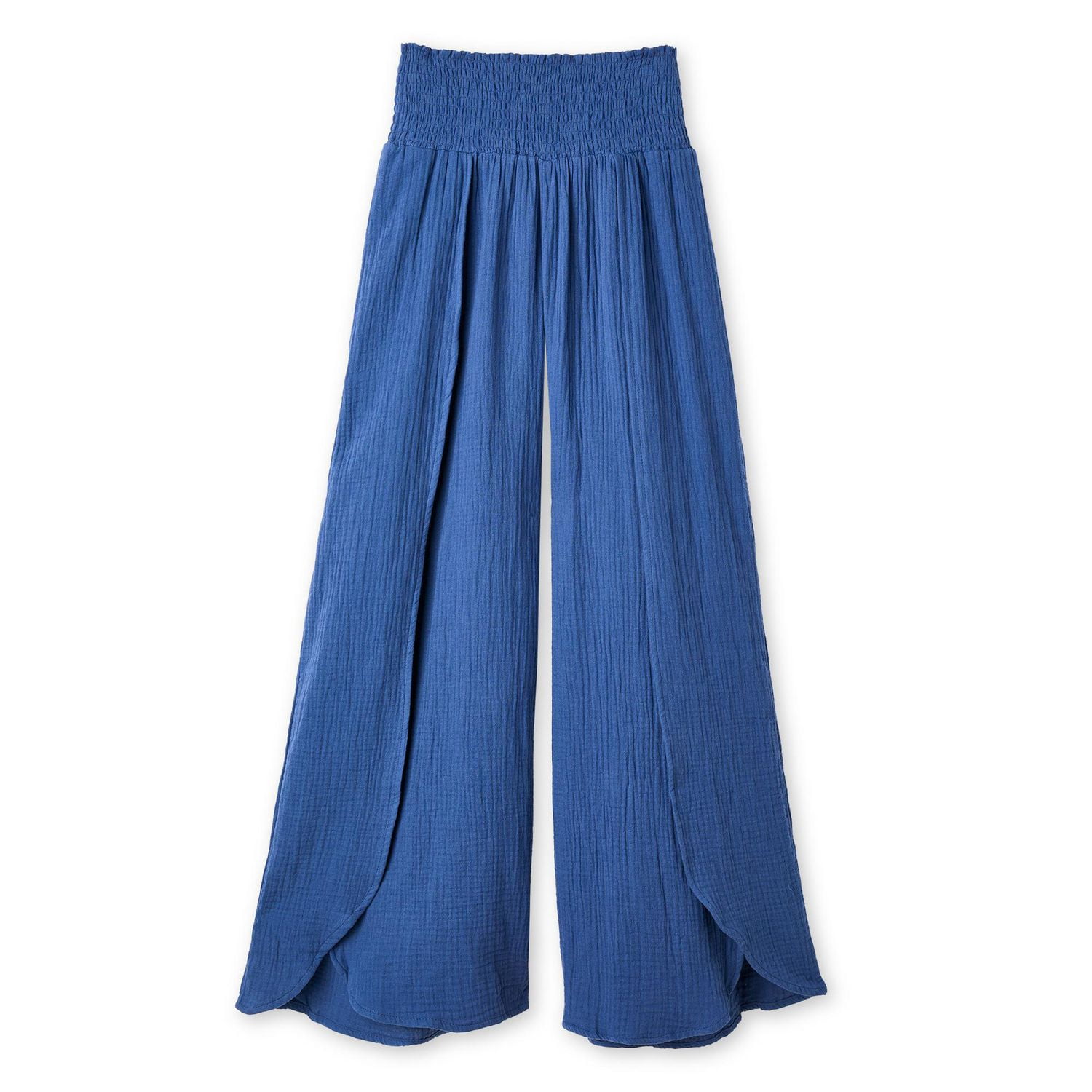 No Boundaries Women's Crinkled Pant Cover-Up