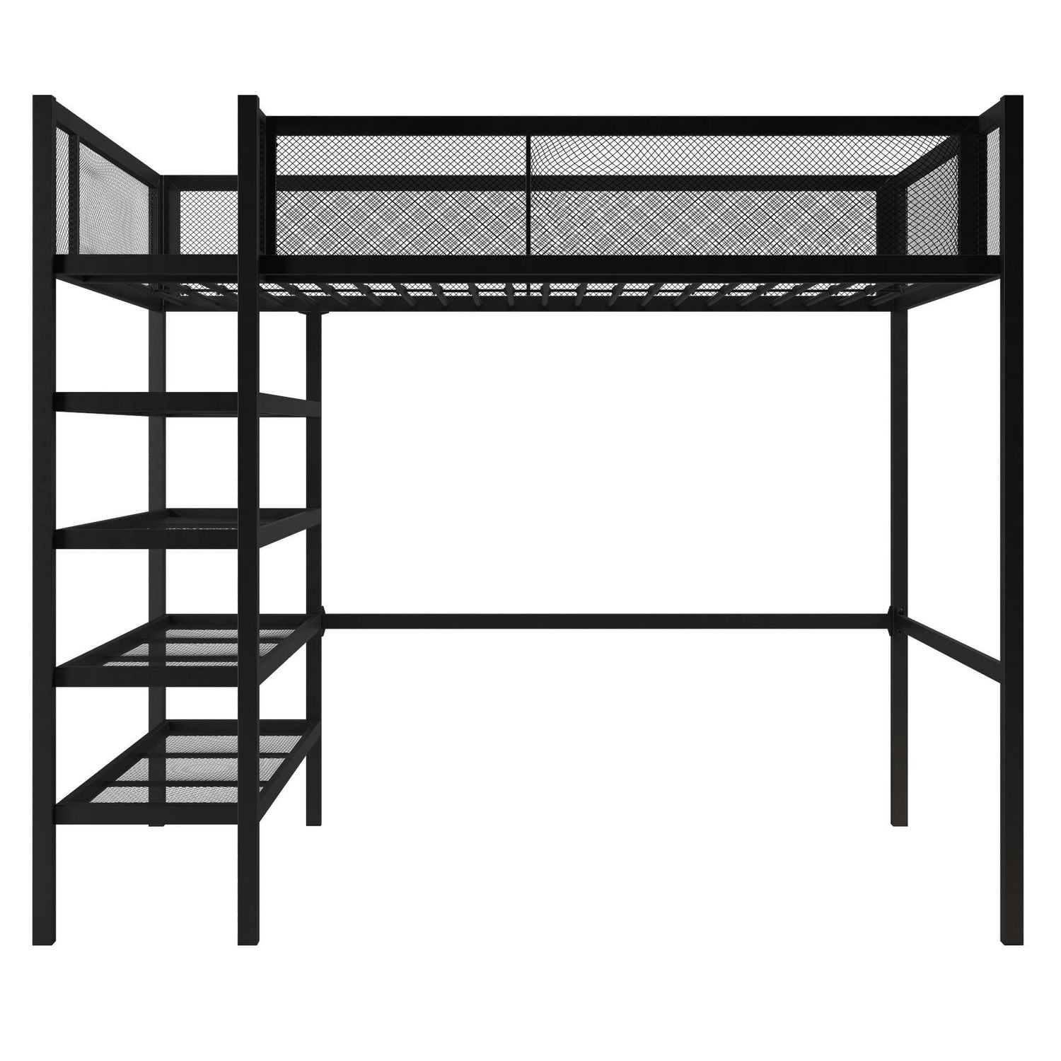 Zinus Lorrick 14 Quick Snap Metal Platform Bed, Slat support No Box Spring  Needed, Black Bed Frame, 5 Year Warranty 