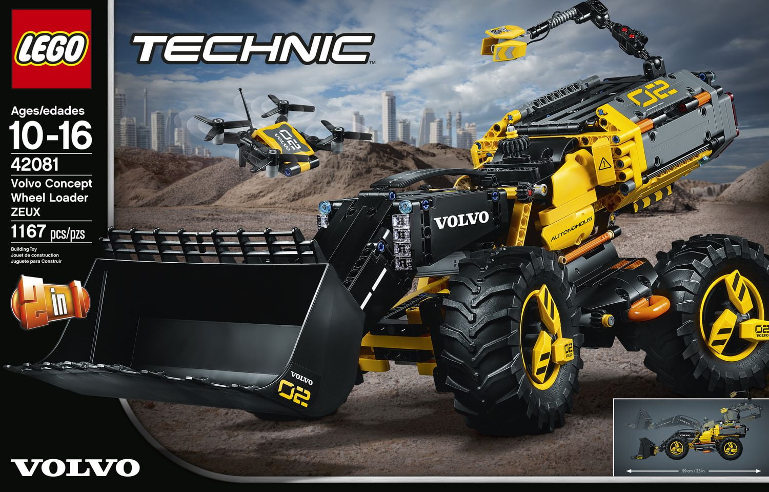 LEGO Technic Volvo Concept Wheel Loader ZEUX 42081