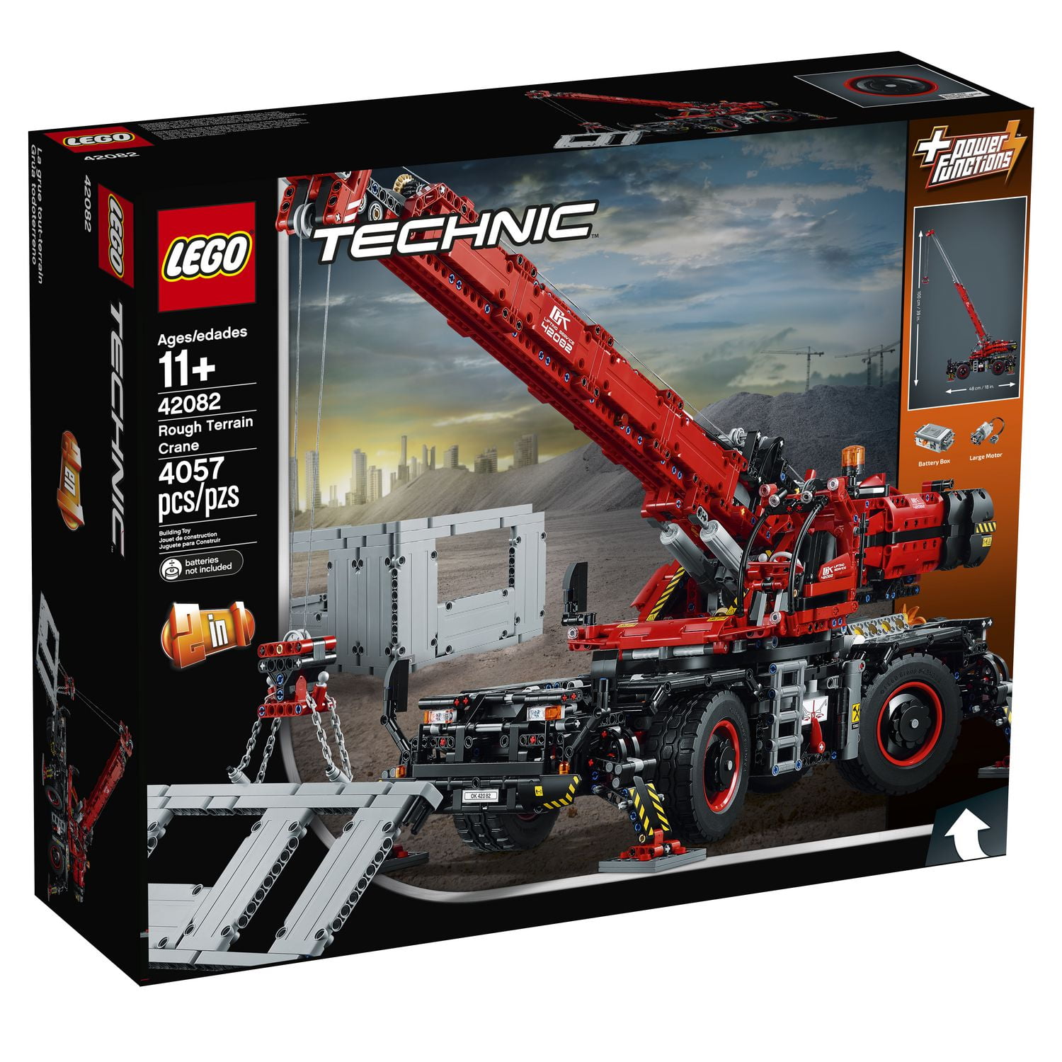 LEGO Technic Rough Terrain Crane 42082 Building Kit (4057 Piece