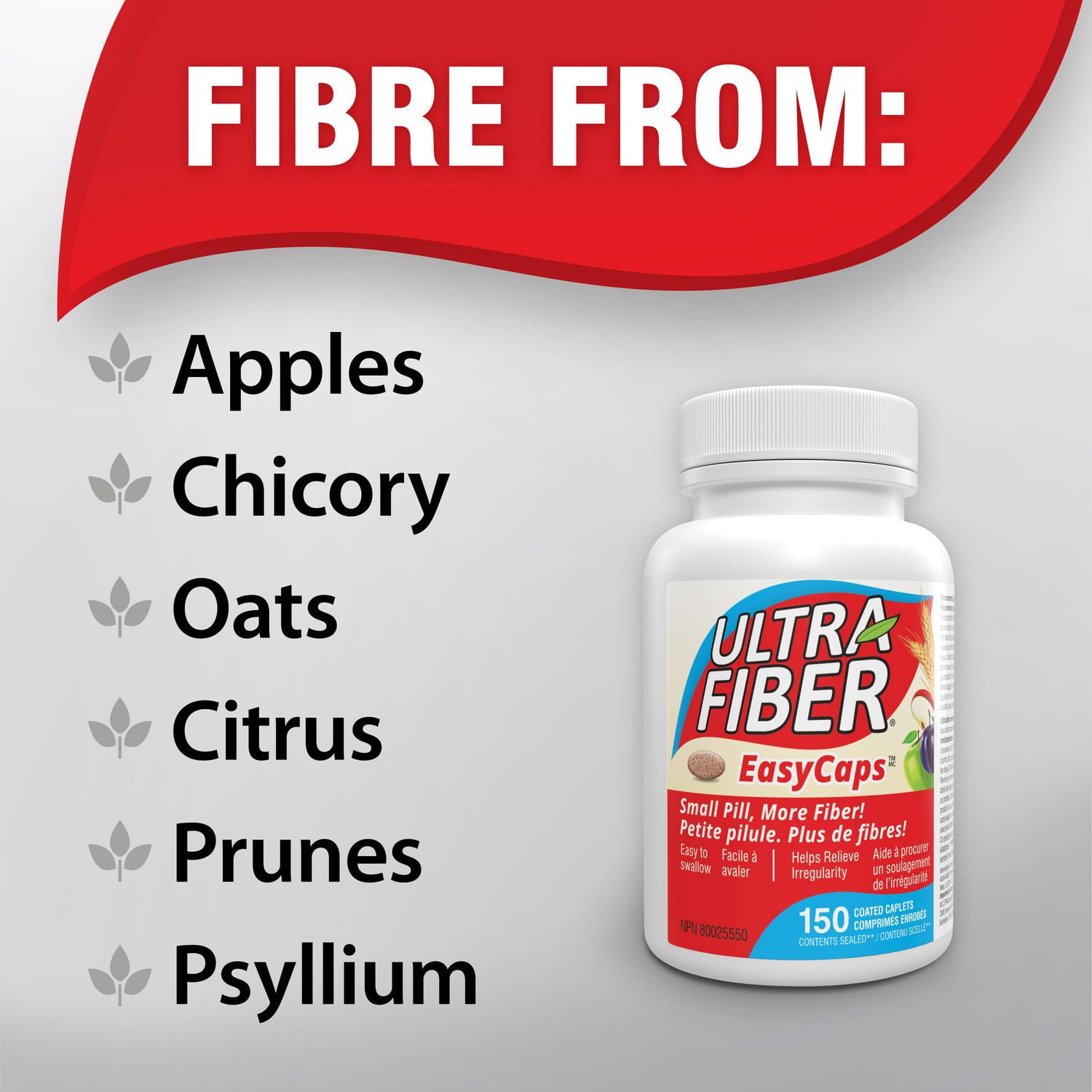 Ultra Fiber Balanced High Fibre Supplement Caplets 150 count