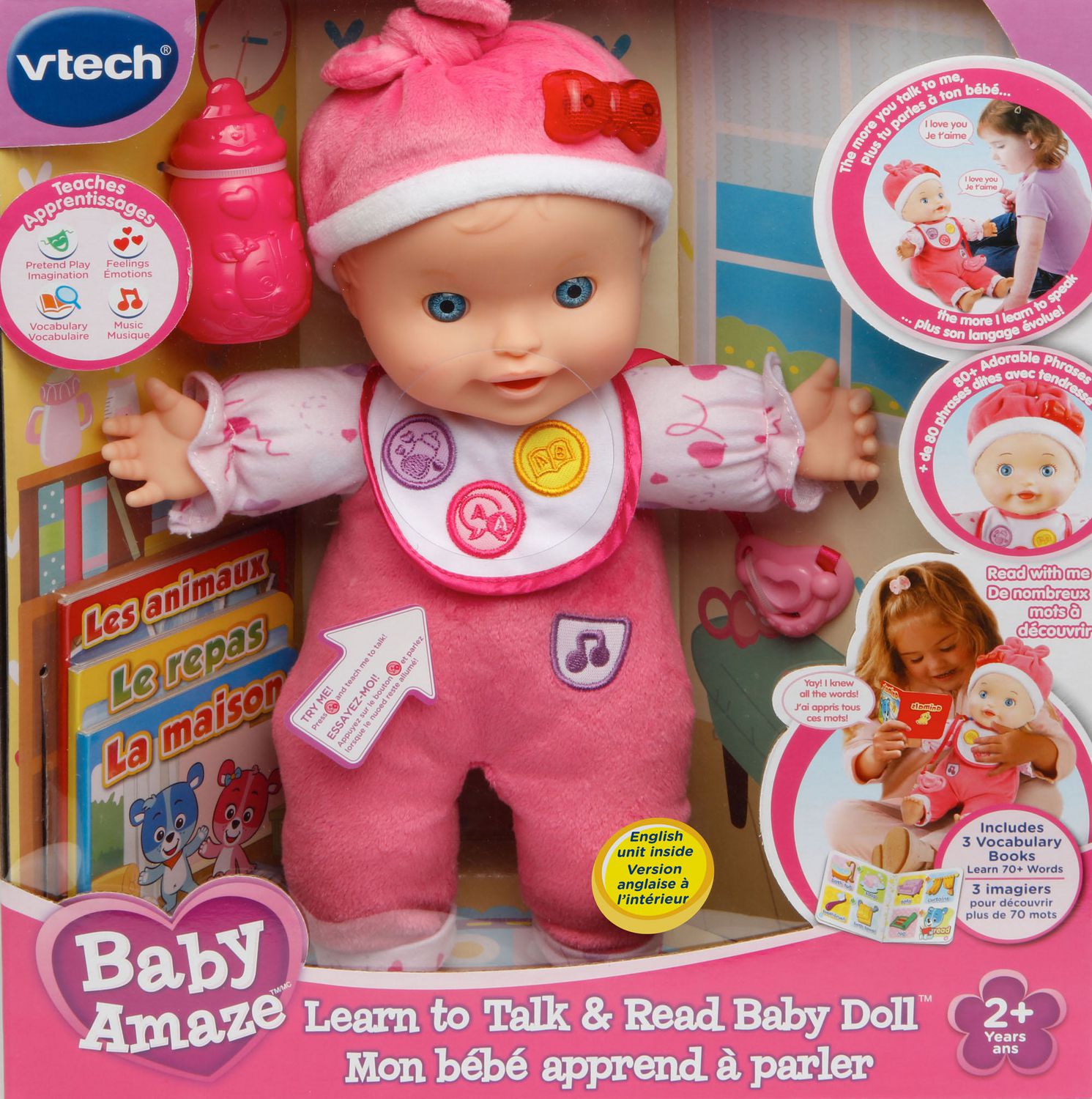 Vtech Baby Amaze Learn To Talk Read Baby Doll French Version Walmart Canada