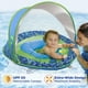 Babyboat Swimschool pour garçons avec parasol et 3 jouets – image 2 sur 2