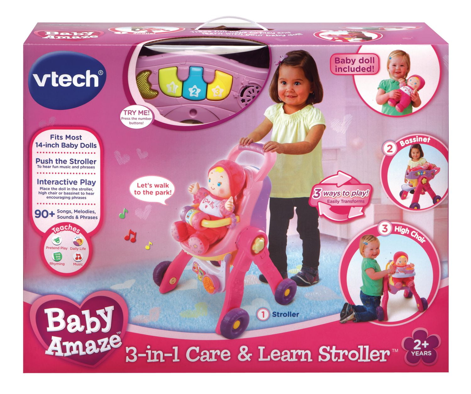 vtech baby amaze 3 in 1 stroller